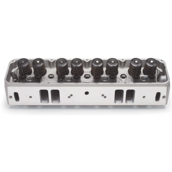 Culasse en aluminium Edelbrock Performer RPM, avec tuyau de croisement, complète, fabriquée aux États-Unis, AMC V8 1967-91 (livrée sous 1 à 2 semaines environ)