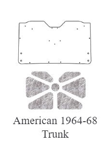 Coussin isolant pour capot, Nash Ambassador 1956 (livré sous 2 à 3 semaines environ)