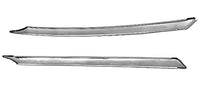 C-Pillar Trim Molding Set, Show Quality, 1964-68 Rambler American, Rogue, 1969 Rambler, Hurst S/C (FREE lower 48 ground shipping in approx. 1-2 weeks)
