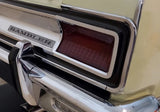 Rear J-Trim Molding Set, Show Quality, 1967 AMC 440 American, Rogue (FREE lower 48 ground shipping in approx. 1-2 weeks)