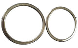 Ensemble de boutons de verrouillage de porte, aluminium poli lisse, voitures AMC et Eagle 1971-88 (livré dans environ 1 semaine)