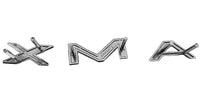 Emblem, A-M-X Letters Set, Show Quality, 1968-70 AMC AMX (FREE lower 48 ground shipping in approx. in 1-2 weeks)