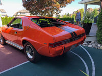 Rear Window Louvers, Hand-Made Reproduction, 1968-70 AMC AMX, Javelin (FREE lower 48 ground shipping in approx. 4 weeks)