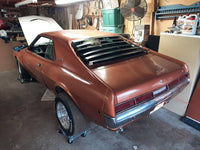 Rear Window Louvers, Hand-Made Reproduction, 1968-70 AMC AMX, Javelin (FREE lower 48 ground shipping in approx. 4 weeks)