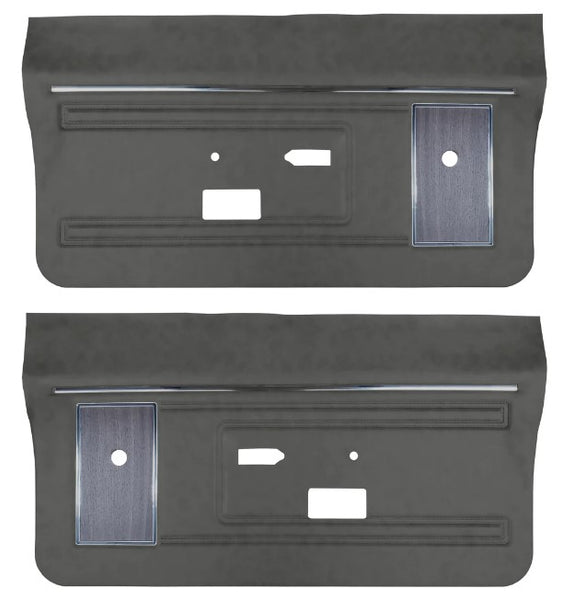 Door Panel Set, Unassembled Upholstered Cologne or Regal Grain Vinyl, Choose From 4 Colors, 1969 AMC AMX, Javelin (FREE lower 48 ground shipping in approx. 49 days)