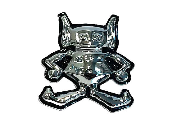 Emblem, Gremlin Man Fender & Gas Cap, Show Quality, 1970-78 AMC Gremlin (FREE lower 48 ground shipping in approx. in 1-2 weeks)