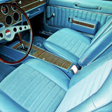 Bucket Seat Covers, Show Quality Reproduction, Corduroy Cloth Inserts & Collars With Cologne Grain Skirts, Choose From 5 Colors, 1970 AMC Javelin SST (FREE lower 48 ground shipping in approx. 3 months)