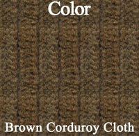Bucket Seat Covers, Show Quality Reproduction, Corduroy Cloth Inserts & Collars With Cologne Grain Skirts, Choose From 5 Colors, 1970 AMC Javelin SST (FREE lower 48 ground shipping in approx. 3 months)