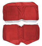 Rear Bench Seat Covers, Show Quality Reproduction, Corduroy Cloth Inserts & Collars With Cologne Grain Skirts, Choose From 5 Colors, 1970 AMC Javelin SST (FREE lower 48 ground shipping in approx. 3 months)