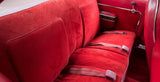 Rear Bench Seat Covers, Show Quality Reproduction, Corduroy Cloth Inserts & Collars With Cologne Grain Skirts, Choose From 5 Colors, 1970 AMC Javelin SST (FREE lower 48 ground shipping in approx. 3 months)