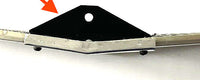 Grille Top Center Repair Tab, 1971-74 AMC Javelin AMX (FREE lower 48 ground shipping in approx. 1-2 weeks)