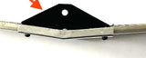Grille Top Center Repair Tab, 1971-74 AMC Javelin AMX (FREE lower 48 ground shipping in approx. 1-2 weeks)