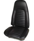 Bucket Seat Covers, Show Quality Reproduction, Leather (Black or Red), 1971 AMC Javelin, Javelin AMX (FREE lower 48 ground shipping in approx. 3 months)