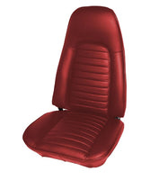 Bucket Seat Covers, Show Quality Reproduction, Leather (Black or Red), 1971 AMC Javelin, Javelin AMX (FREE lower 48 ground shipping in approx. 3 months)