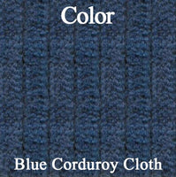 Rear Bench Seat Covers, Show Quality Reproduction, Corduroy Cloth Inserts & Collars With Cologne Grain Skirts, Choose From 4 Colors, 1971 AMC Javelin, Javelin AMX (FREE lower 48 ground shipping in approx. 3 months)