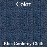 Rear Bench Seat Covers, Show Quality Reproduction, Corduroy Cloth Inserts & Collars With Cologne Grain Skirts, Choose From 4 Colors, 1971 AMC Javelin, Javelin AMX (FREE lower 48 ground shipping in approx. 3 months)