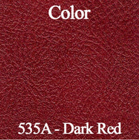 Rear Bench Seat Covers, Show Quality Reproduction, Leather Style (Black or Red), 1971 AMC Javelin, Javelin AMX (FREE lower 48 ground shipping in approx. 3 months)