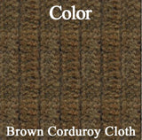 Bucket Seat Covers, Show Quality Reproduction, Corduroy Cloth Inserts & Collars With Cologne Grain Skirts, Choose From 4 Colors, 1972 AMC Javelin, Javelin AMX (FREE lower 48 ground shipping in approx. 3 months)