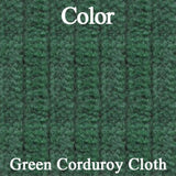 Bucket Seat Covers, Show Quality Reproduction, Corduroy Cloth Inserts & Collars With Cologne Grain Skirts, Choose From 4 Colors, 1972 AMC Javelin, Javelin AMX (FREE lower 48 ground shipping in approx. 3 months)