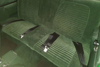 Rear Bench Seat Covers, Show Quality Reproduction, Corduroy Cloth Inserts & Collars With Cologne Grain Skirts, Choose From 4 Colors, 1972 AMC Javelin, Javelin AMX (FREE lower 48 ground shipping in approx. 3 months)