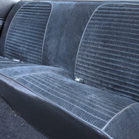 Rear Bench Seat Covers, Show Quality Reproduction, Corduroy Cloth Inserts & Collars With Cologne Grain Skirts, Choose From 4 Colors, 1972 AMC Javelin, Javelin AMX (FREE lower 48 ground shipping in approx. 3 months)