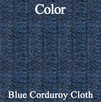 Rear Bench Seat Covers, Show Quality Reproduction, Corduroy Cloth Inserts & Collars With Cologne Grain Skirts, Choose From 4 Colors, 1972 AMC Javelin, Javelin AMX (FREE lower 48 ground shipping in approx. 3 months)