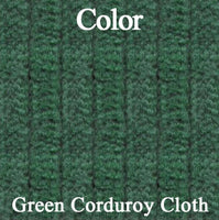 Rear Bench Seat Covers, Show Quality Reproduction, Corduroy Cloth Inserts & Collars With Cologne Grain Skirts, Choose From 4 Colors, 1972 AMC Javelin, Javelin AMX (FREE lower 48 ground shipping in approx. 3 months)