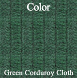 Rear Bench Seat Covers, Show Quality Reproduction, Corduroy Cloth Inserts & Collars With Cologne Grain Skirts, Choose From 4 Colors, 1972 AMC Javelin, Javelin AMX (FREE lower 48 ground shipping in approx. 3 months)