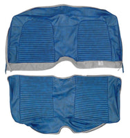 Rear Bench Seat Covers, Show Quality Reproduction, Coachman Grain Vinyl, Choose From 6 Colors, 1972 AMC Javelin, Javelin AMX (FREE lower 48 ground shipping in approx. 2-3 months)