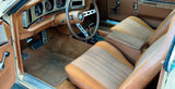Bucket Seat Covers, Show Quality Reproduction, Domino Cloth Inserts w/Ribbed Cloth Bolster & Coachman Grain Skirts, Choose From 4 Colors, 1973 AMC Hornet, Javelin, Javelin AMX (FREE lower 48 ground shipping in approx. 3 months)