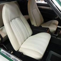 Bucket Seat Covers, Show Quality Reproduction, Knitted Grain Inserts With Coachman Grain Skirts Vinyl, Choose From 5 Colors, 1974 AMC Javelin, Javelin AMX, Matador (FREE lower 48 ground shipping in approx. 2 1/2 months)