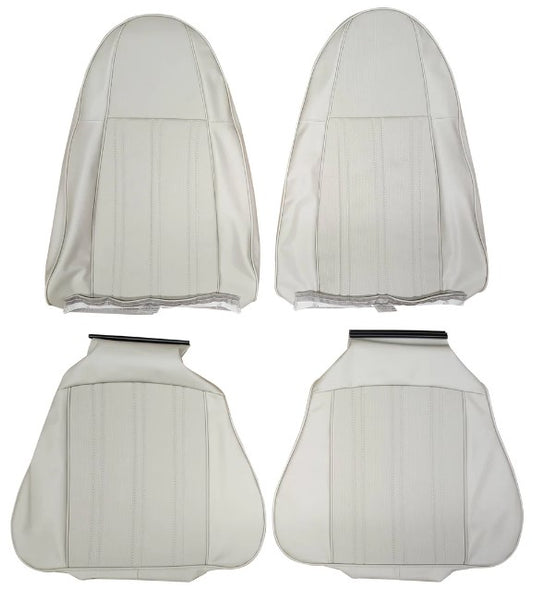 Bucket Seat Covers, Show Quality Reproduction, Knitted Grain Inserts With Coachman Grain Skirts Vinyl, Choose From 5 Colors, 1974 AMC Javelin, Javelin AMX, Matador (FREE lower 48 ground shipping in approx. 2 1/2 months)