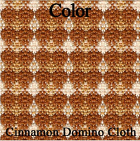 Rear Bench Seat Covers, Show Quality Reproduction, Domino Cloth Inserts w/Ribbed Cloth Bolster & Coachman Grain Skirts, Choose From 4 Colors, 1974 AMC Javelin, Javelin AMX (FREE lower 48 ground shipping in approx. 3 months)