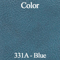 Rear Bench Seat Covers, Show Quality Reproduction, Knitted Grain Inserts With Coachman Grain Skirts Vinyl, Choose From 5 Colors, 1974 AMC Javelin, Javelin AMX, Matador (FREE lower 48 ground shipping in approx. 2-3 months)