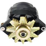 High Output Alternator, Motorola Style 1-Wire, Black Finish, 1968-91 AMC and Jeep V8 - FREE lower 48 ground shipping in approx. 1-2 weeks