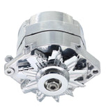 High Output Alternator, Motorola Style 1-Wire, Chrome Finish, 1968-91 AMC and Jeep V8 - FREE lower 48 ground shipping in approx. 3-4 weeks