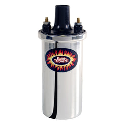 Ignition Coil, Oil Filled, Chrome, 1967-91 AMC & Jeep V8 - FREE lower 48 ground shipping in approx. 1-week