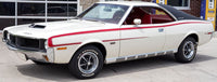 Simulated Exhaust Rocker Molding Kit, 2-Piece, 1968-74 AMC Javelin, Javelin AMX (FREE lower 48 ground shipping in approx. 2-3 weeks)