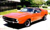 Simulated Exhaust Rocker Molding Kit, 2-Piece, 1968-74 AMC Javelin, Javelin AMX (FREE lower 48 ground shipping in approx. 2-3 weeks)
