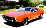 Simulated Exhaust Rocker Molding Kit, 2-Piece, 1968-74 AMC Javelin, Javelin AMX (FREE lower 48 ground shipping in approx. 2-3 weeks)