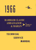 Manuel de service technique, Rambler Ambassador, Classic, Marlin 1966 - Expédition dans environ 1 à 2 semaines