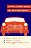 Manuel du propriétaire, Rambler American Custom 1960 - Expédition directe dans environ 1 à 2 semaines