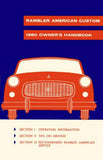 Manuel du propriétaire, Rambler American Custom 1960 - Expédition directe dans environ 1 à 2 semaines