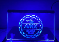 LED Sign, AMX Racing Team Logo, 8"x12" (FREE lower 48 ground shipping in approx. in 1-2 weeks)