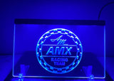 LED Sign, AMX Racing Team Logo, 8"x12" (FREE lower 48 ground shipping in approx. in 1-2 weeks)