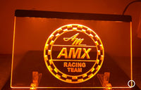 LED Sign, AMX Racing Team Logo, 8"x12" (FREE lower 48 ground shipping in approx. in 1-2 weeks)