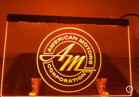 LED Sign, American Motors Corporation Logo, 8"x12" (FREE lower 48 ground shipping in approx. in 1-2 weeks)