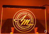 LED Sign, American Motors Corporation Logo, 8"x12" (FREE lower 48 ground shipping in approx. in 1-2 weeks)