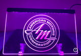 LED Sign, American Motors Corporation Logo, 8"x12" (FREE lower 48 ground shipping in approx. in 1-2 weeks)