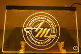 LED Sign, American Motors Corporation Logo, 8"x12" (FREE lower 48 ground shipping in approx. in 1-2 weeks)